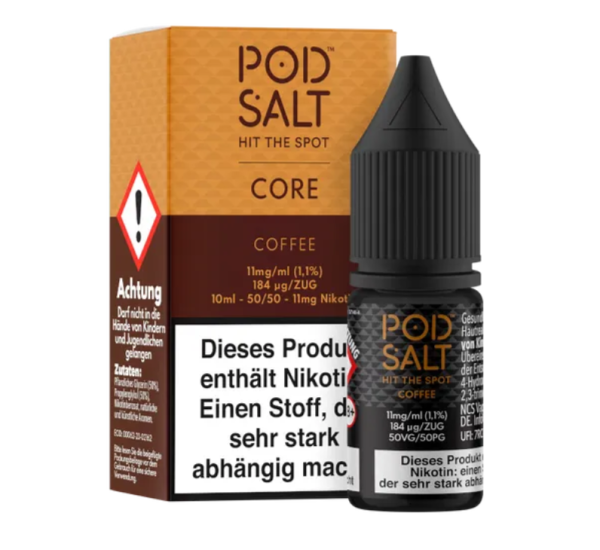 Pod Salt - Core - Coffee 10ml Nikotinsalz Liquid