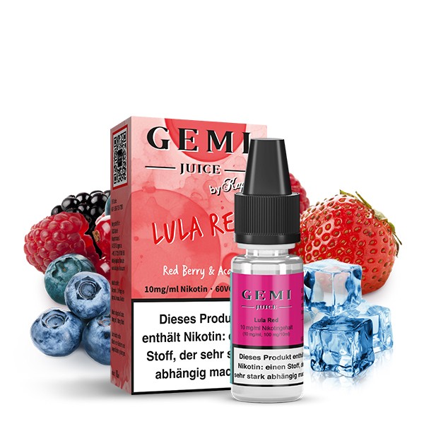 GEMI JUICE by Kapka's Flava - Lula Red Nikotinsalz Liquid