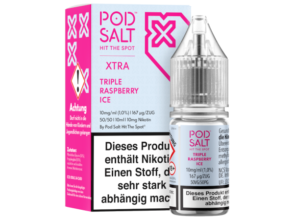 Pod Salt X - Triple Raspberry Ice Nikotinsalz Liquid 10ml