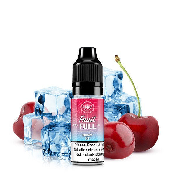 Dinner Lady - Fruit Full - Cherry Ice 10ml Nikotinsalz Liquid