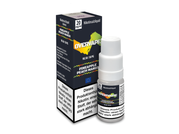 Overvape - Pineapple Peach Mango 10ml Nikotinsalz Liquid