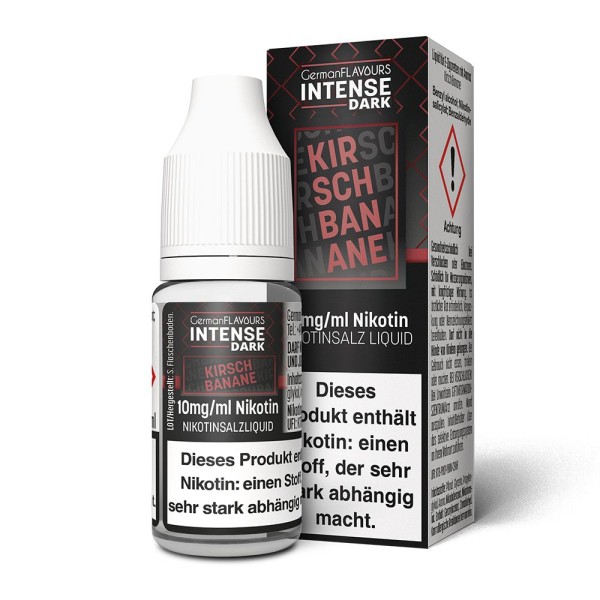 Intense Dark - Kirsch Banane Nikotinsalz e-Liquid 10ml