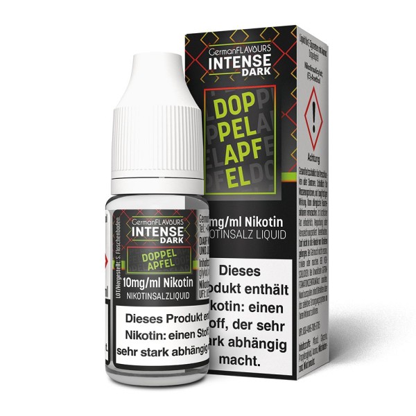 Intense Dark - Doppelapfel Nikotinsalz e-Liquid 10ml