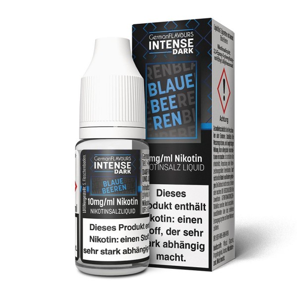 Intense Dark - Blaue Beeren Nikotinsalz e-Liquid 10ml