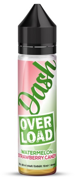 Dash Liquids - Overload Watermelon Strawberry Candy 10ml Aroma Longfill