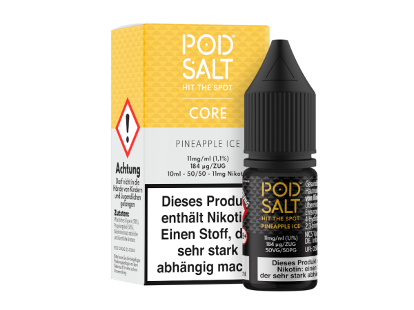 Pod Salt - Core - Pineapple Ice 10ml Nikotinsalz Liquid