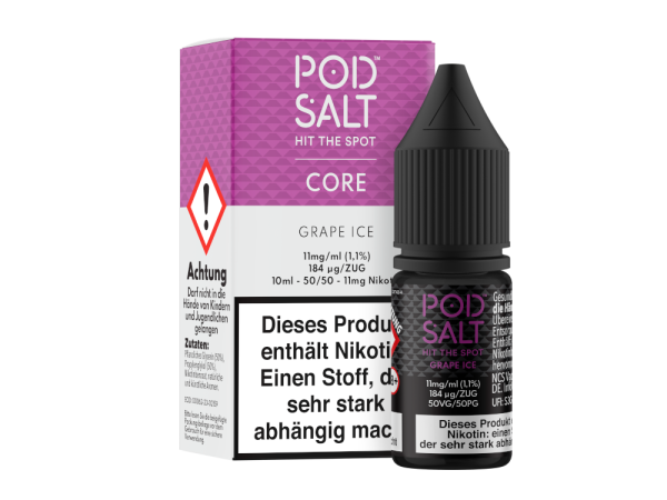 Pod Salt - Core - Grape Ice 10ml Nikotinsalz Liquid