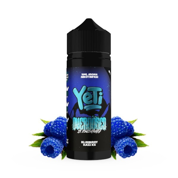 Yeti - Blueberry Razz Ice - Overdosed Aroma 10ml