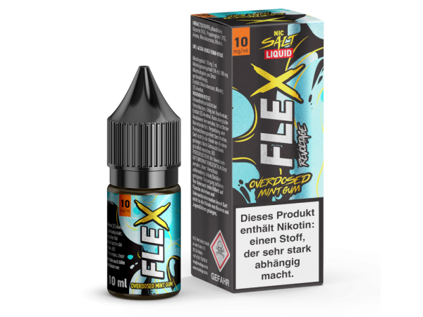 Flex Overdosed - Mint Gum 10ml Nikotinsalzliquid