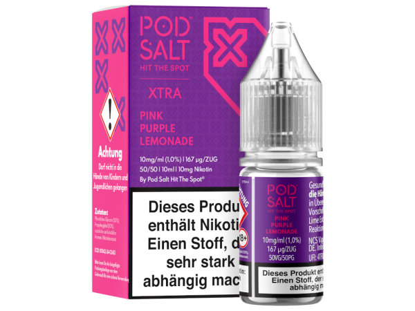 Pod Salt X - Pink Purple Lemonade Nikotinsalz Liquid 10ml