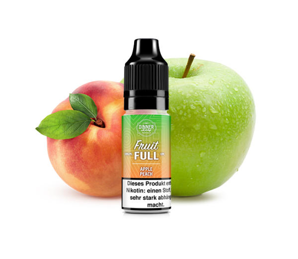 Dinner Lady - Fruit Full - Apple Peach 10ml Nikotinsalz Liquid