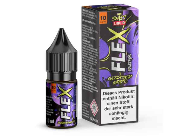 Flex Overdosed - Grape 10ml Nikotinsalzliquid