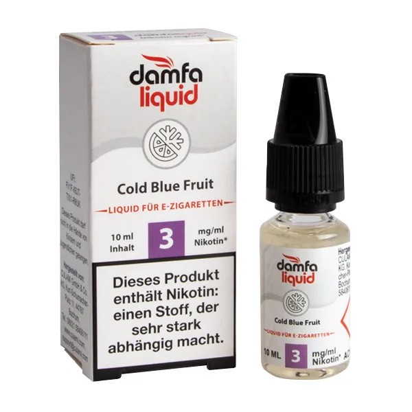 Damfaliquid - Cold Blue Fruit 10ml Liquid