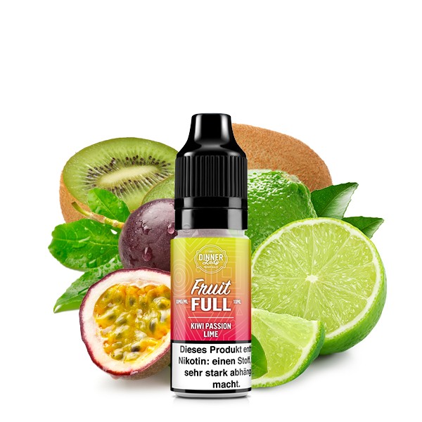 Dinner Lady - Fruit Full - Kiwi Passion Lime 10ml Nikotinsalz Liquid