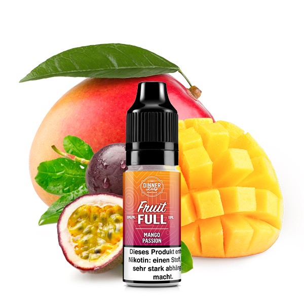 Dinner Lady - Fruit Full - Mango Passion 10ml Nikotinsalz Liquid