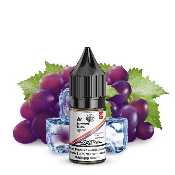 187 Straßenbande - Schwarze Traube 10ml Nikotinsalz Liquid