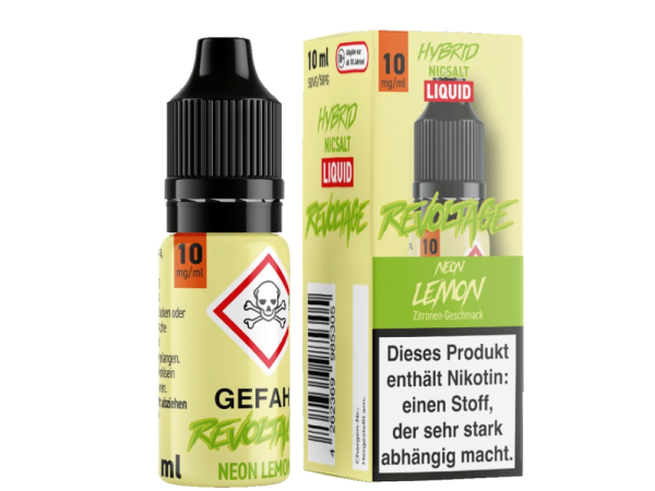 Revoltage - Neon Lemon 10ml Hybrid Nikotinsalz Liquid