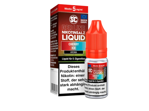 SC - Red Line - Cherry Ice - Nikotinsalz Liquid