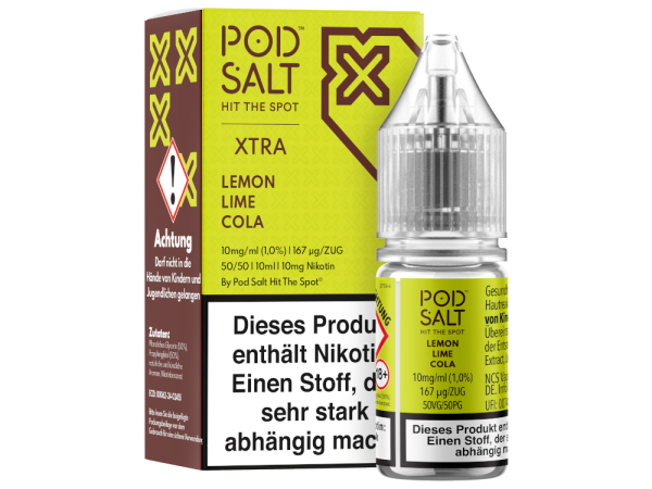 Pod Salt X - Lemon Lime Cola Nikotinsalz Liquid 10ml