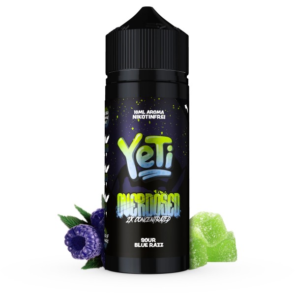 Yeti - Sour Blue Razz - Overdosed Aroma 10ml