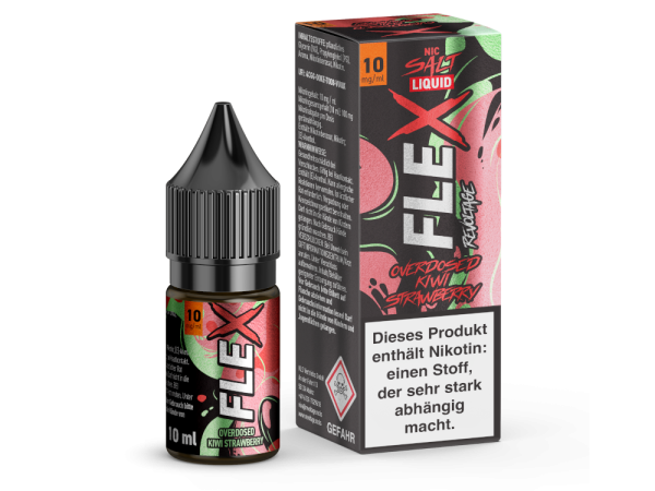 Flex Overdosed - Kiwi Strawberry 10ml Nikotinsalzliquid