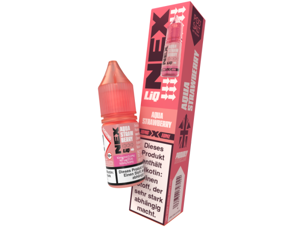 Pod Salt NexLiq - Aqua Strawberry 10ml Nikotinsalz Liquid