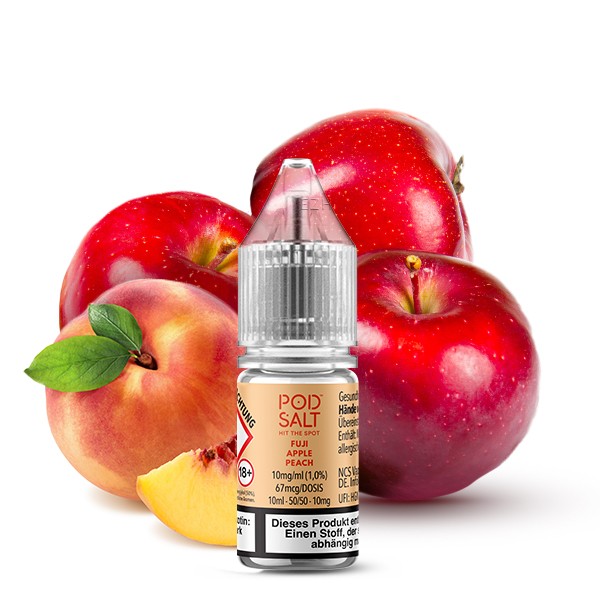 Pod Salt X - Fuji Apple Peach Nikotinsalz Liquid 10ml